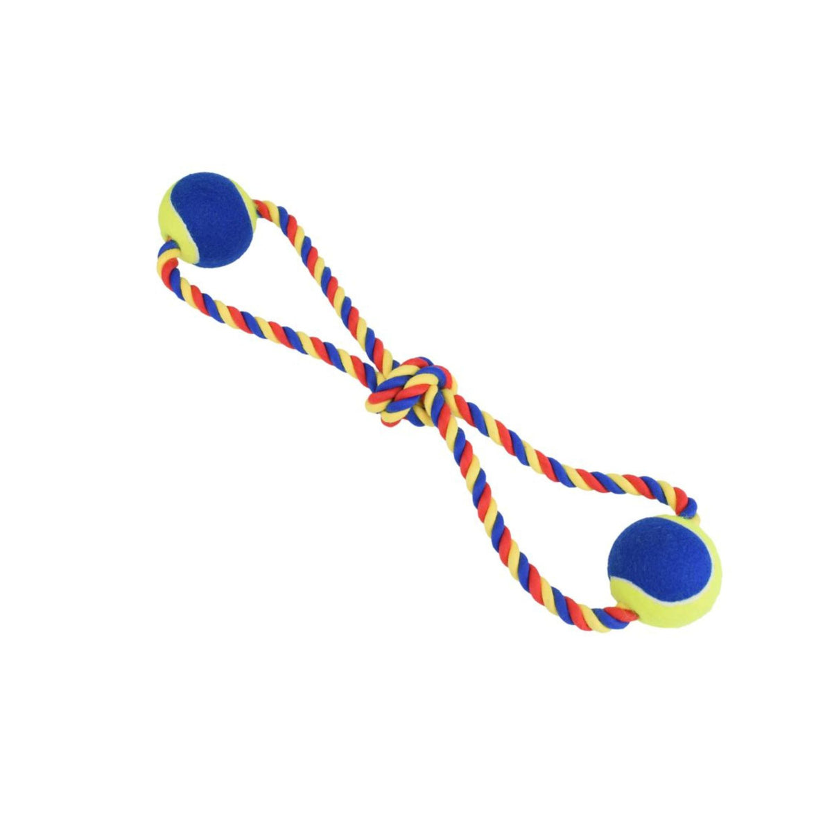 Juguete Para Perros Jaladera De Cuerda Con Pelota Trenzada
